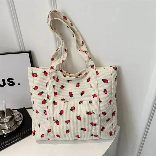 Stylish Strawberries Handbag for Women